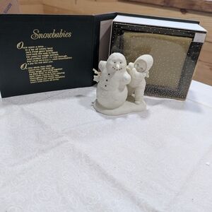 Department 56 Snowbabies Ceramic Figurine - White